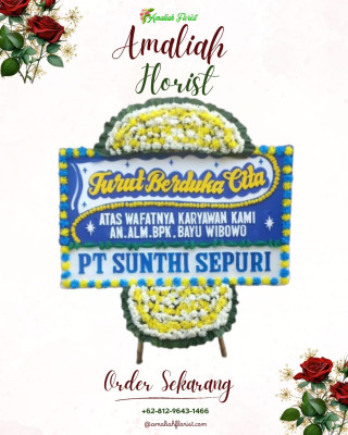 Papan Bunga Duka di Aceh Utara
