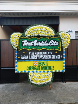 Papan Bunga Duka di Aceh Utara