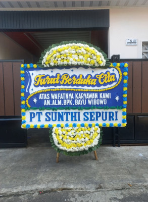 Papan Bunga Duka di Aceh Utara