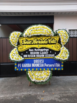Papan Bunga Duka di Aceh Utara