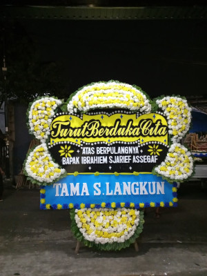 Papan Bunga Duka di Aceh Utara