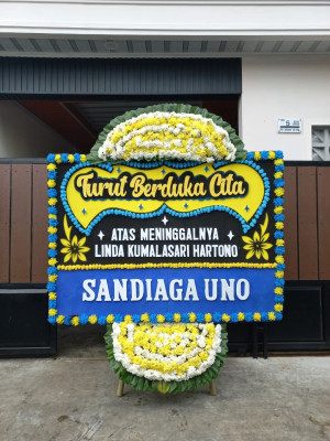 Papan Bunga Duka di Aceh Utara